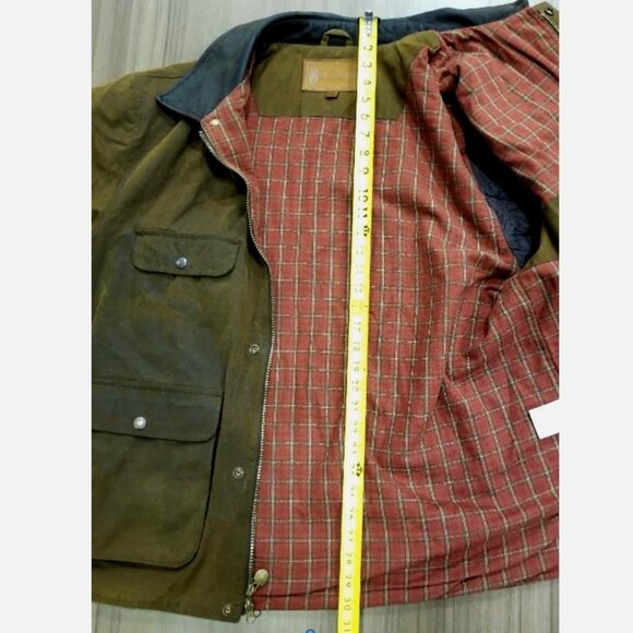 Outback Trading Company Men XXL Overlander Jacket Oilskin Wax Canvas Bronze 2161 - Picture 13 of 16